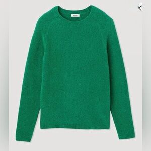 NWT Sandro Intense Green Crewneck Sweater XXL